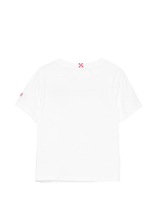 T-shirt bambino MC2 Saint Barth bianca con stampa MC2 SAINT BARTH Kids | EDDY01948L